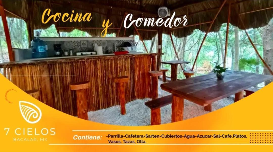 7 Cielos Bacalar. Exterior photo